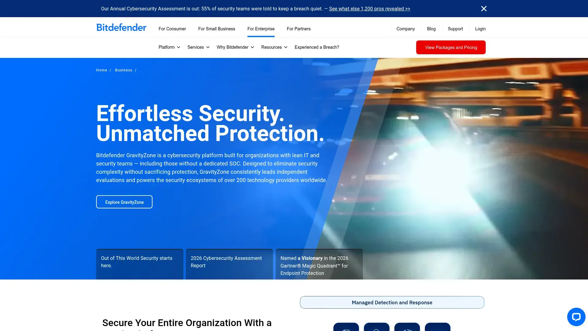 Bitdefender GravityZone endpoint protection console overview