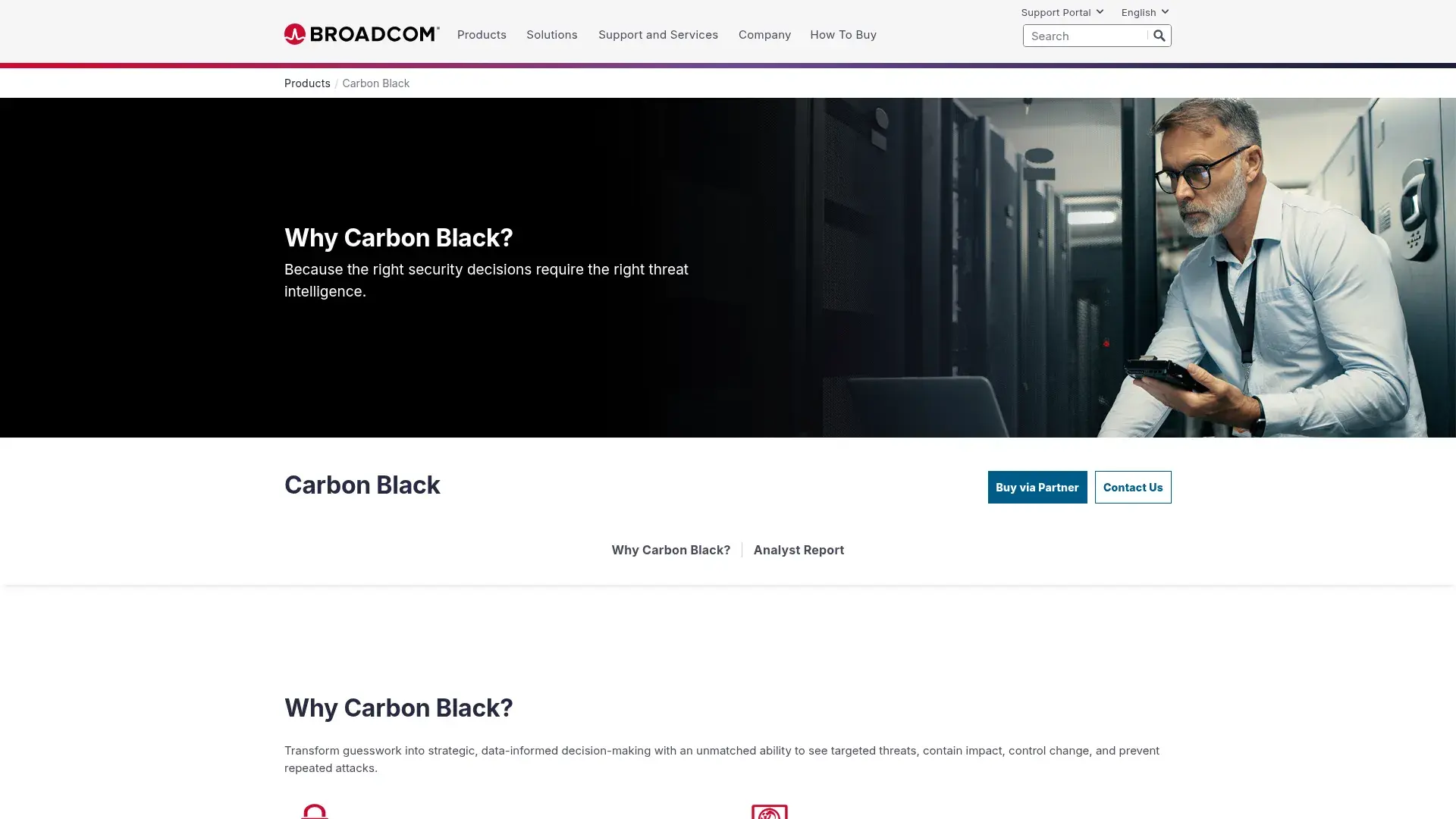 Carbon Black pricing comparison with Broadcom